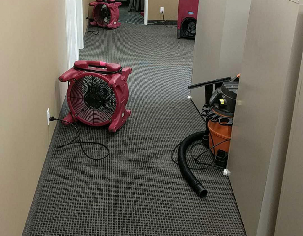 Flooded Carpet Clean Up